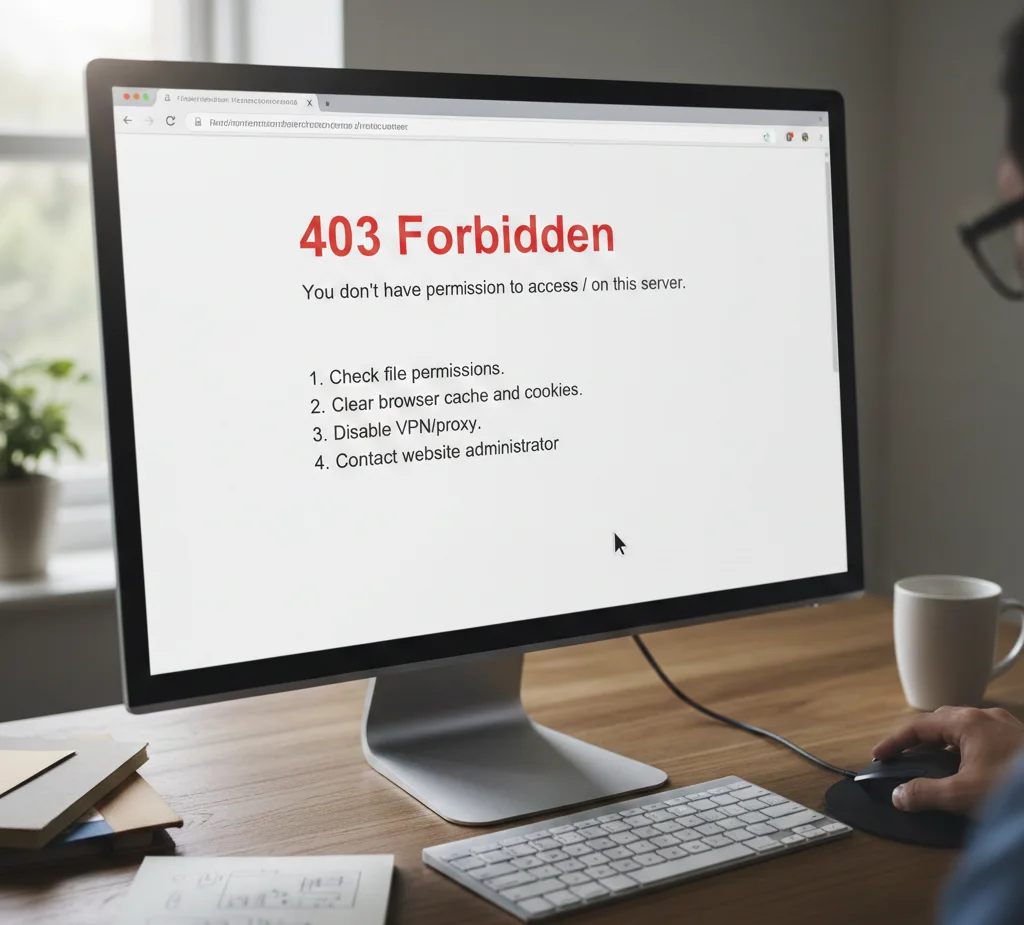How to Fix 403 Forbidden Error